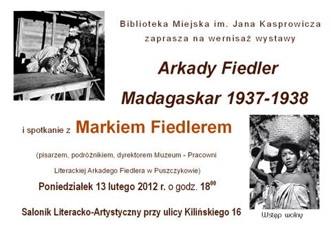 Arkady Fiedler – Madagaskar 1937 – 1938