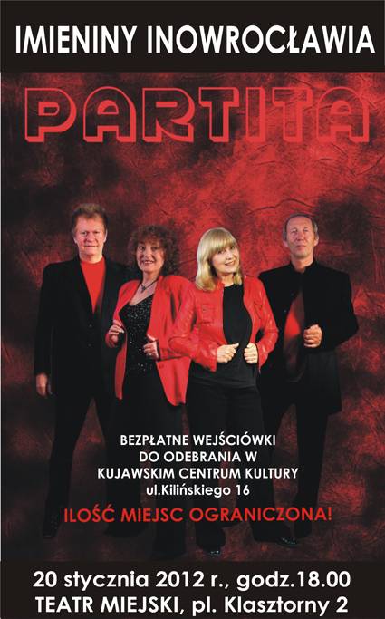 Partita wystąpi w Inowrocławiu