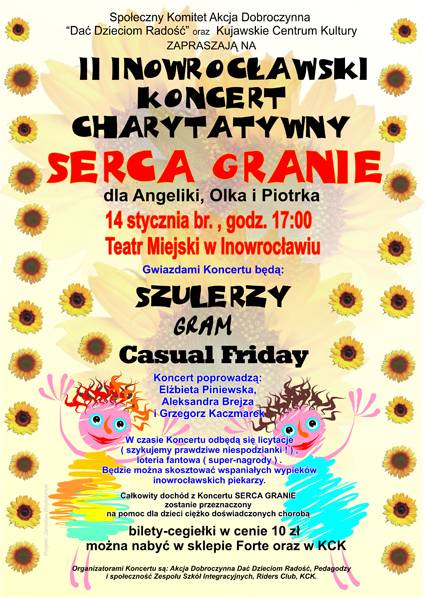 Serca Granie po raz drugi w Teatrze Miejskim