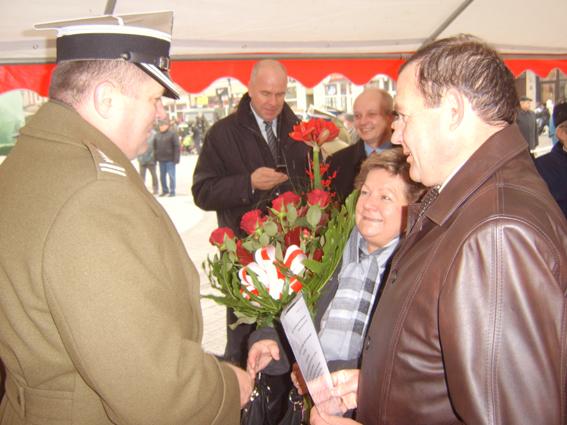 Licealiści z Kościelca na święcie 2IPK