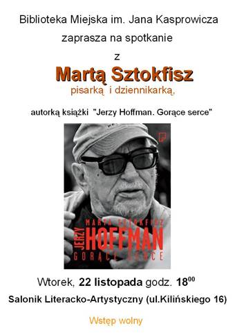 Spotkanie autorskie z Martą Sztokfisz