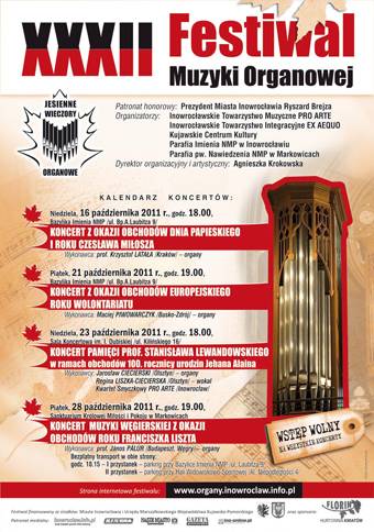 Rozpoczyna się Festiwal Muzyki Organowej