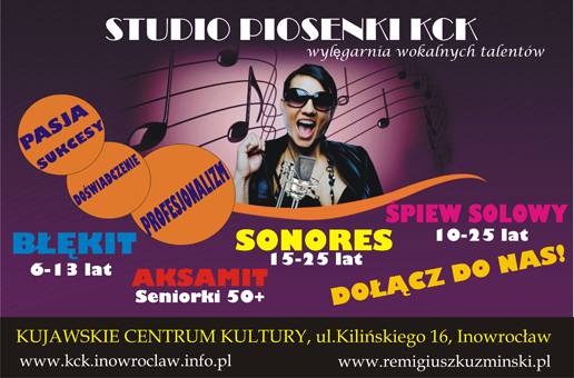 Studio piosenki KCK zaprasza