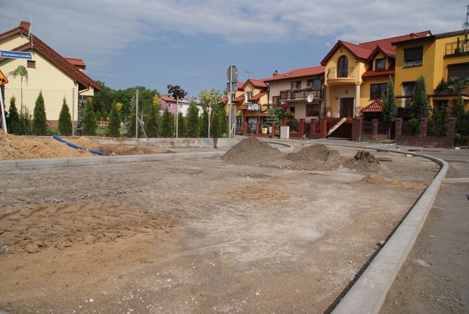Trwa budowa ul. Łuczaka