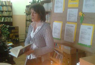 Małgorzata Nowak w Gimnazjum nr 1