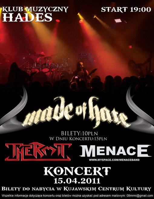 Koncert metalowy w Hadesie