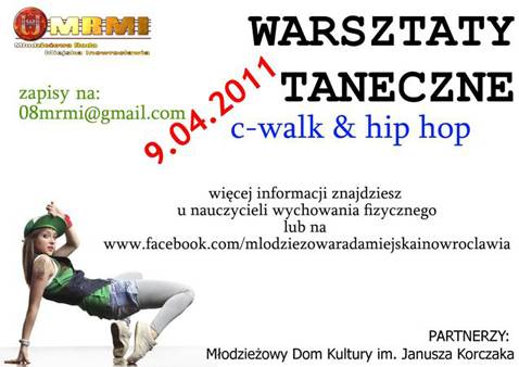 Młodzi radni zapraszają na warsztaty taneczne