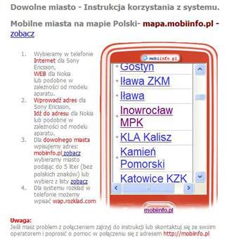 Rozkład jazdy MPK w komórce
