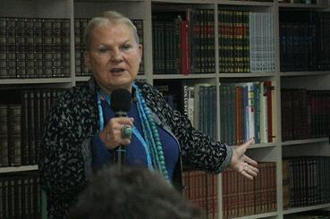 Podróżniczka Elżbieta Dzikowska w Inowrocławiu