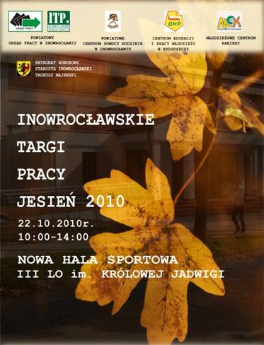 Inowrocławskie Targi Pracy Jesień 2010 coraz bliżej