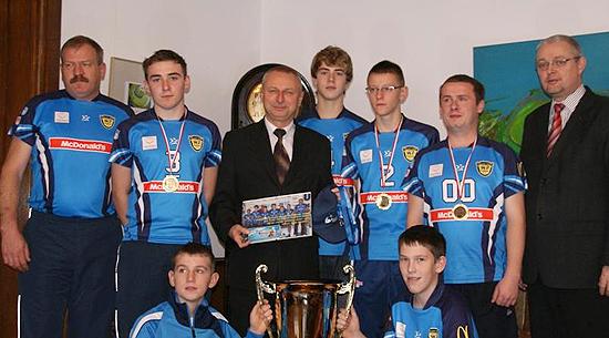 Volley Team Kujawy z wizytą u Prezydenta