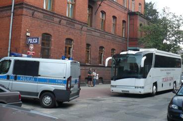 Policjanci oddawali krew