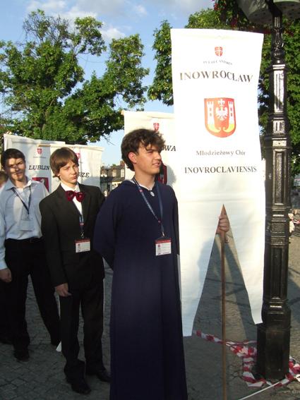 Inowrocławski chór Inovroclaviensis   śpiewał na  kongresie