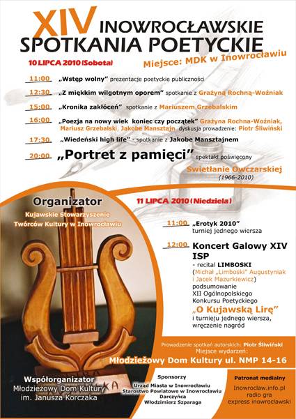 Poeci przyjadą do Inowrocławia