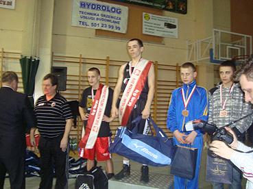 Dawid Jagodziński ze złotym medalem