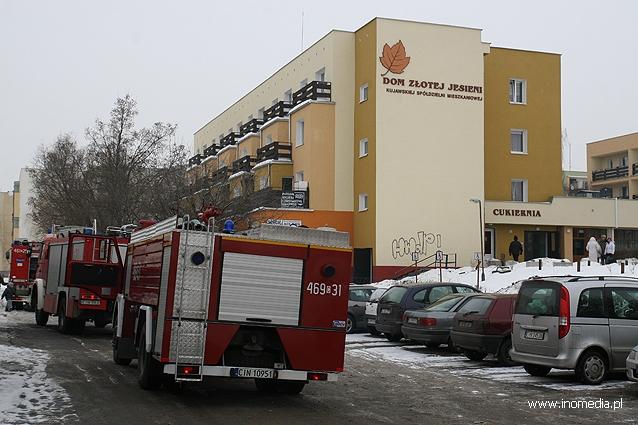 Pożar w Domu Złotej Jesieni