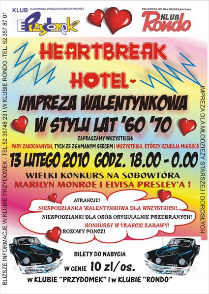 Heartbreak Hotel dla zakochanych