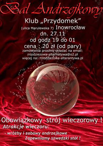 Młodzieżowy Bal Andrzejkowy