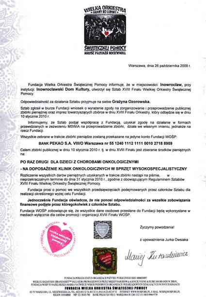 Powołano sztab WOŚP