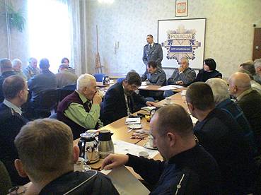 Działkowcy spotkali się z Policją