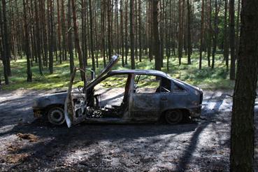 Spalił samochód aby zatrzeć ślady