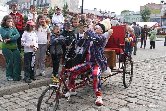 Klaun Mietek odwiedził ponownie Inowrocław