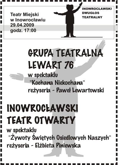 Inowrocławski Dwugłos Teatralny już jutro