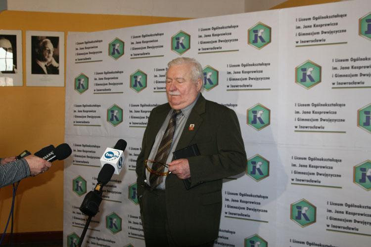 Lech Wałęsa w Inowrocławiu