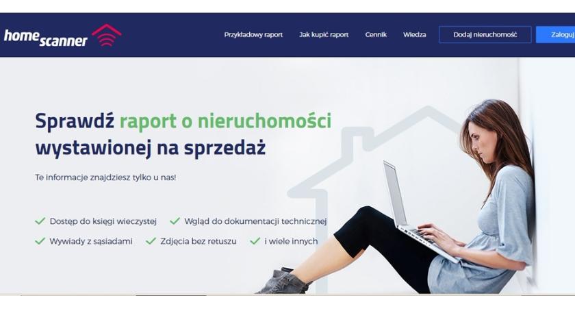 Nowość w nieruchomościach - Homescanner.pl - weryfikacja przed kupnem mieszkania czy domu