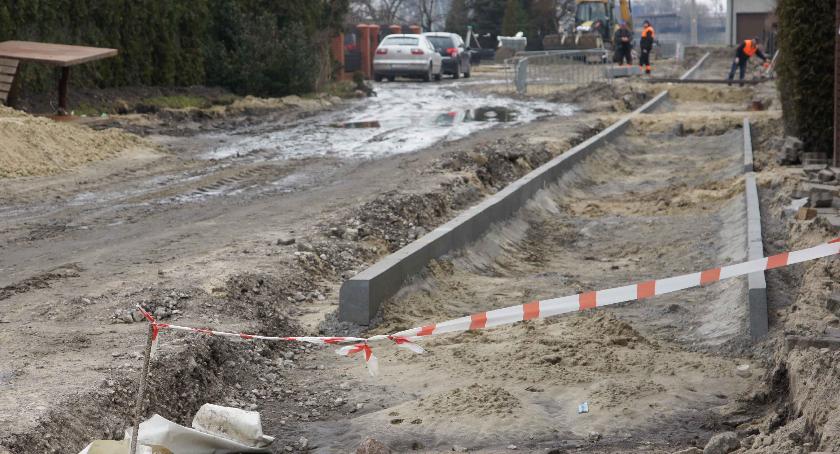 Trwa przebudowa ulicy Kolejowej
