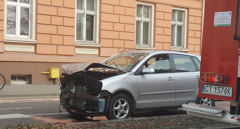 Kraksa na skrzyżowaniu Staszica z Solankową