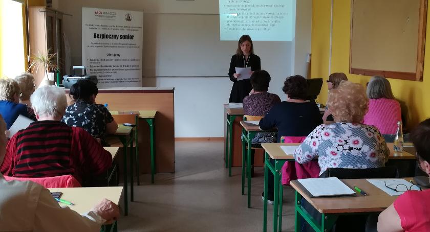 Pierwsze szkolenia w ramach projektu „Bezpieczny senior” za nami