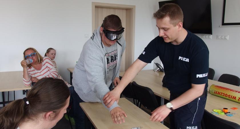 Zwiedzali komendę i rozmawiali o bezpieczeństwie