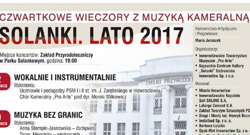 Czwartkowe Wieczory z Muzyką Kameralną. Solanki. Lato 2018”