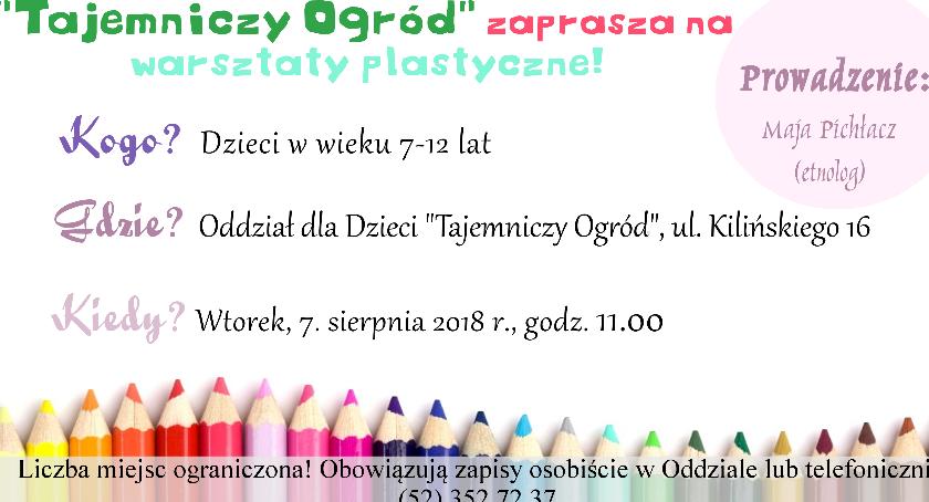 Warsztaty plastyczne w „Tajemniczym Ogrodzie”