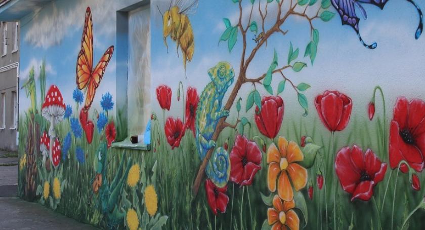 Powstał mural przy ul. Słonecznej