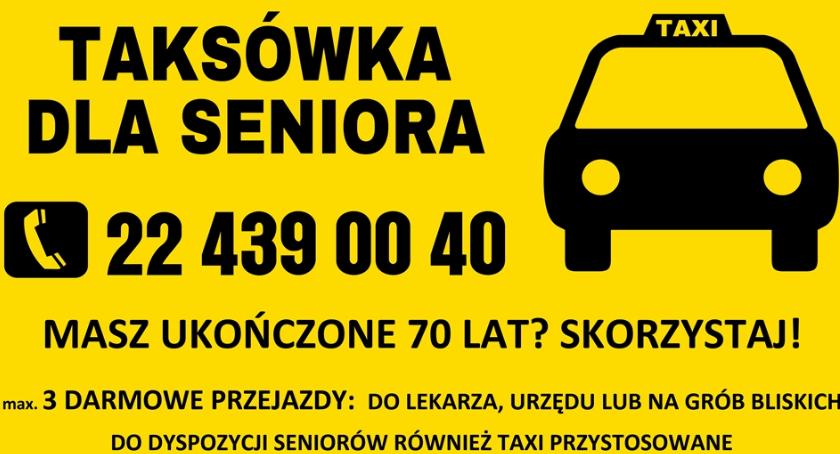 Skończyłeś 70 lat? Skorzystaj z „Taksówki dla seniora”