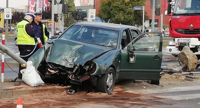 Wypadek w centrum miasta