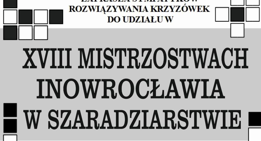XVIII Mistrzostwa Inowrocławia w Szaradziarstwie