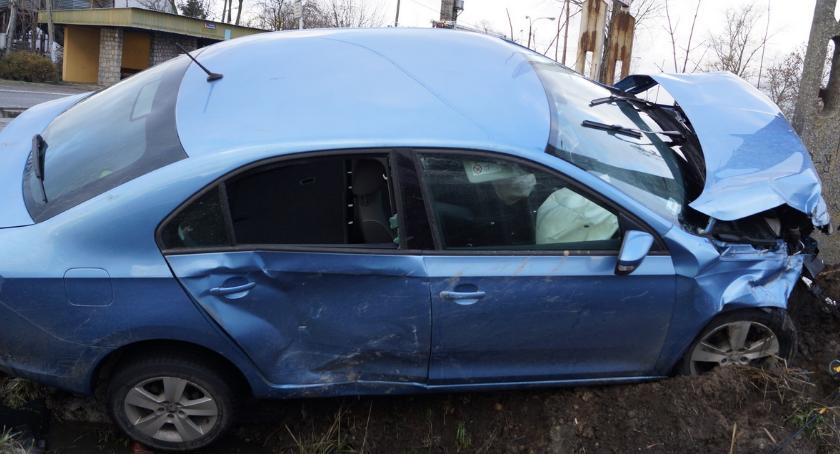 Wymusił pierwszeństwo na drodze krajowej