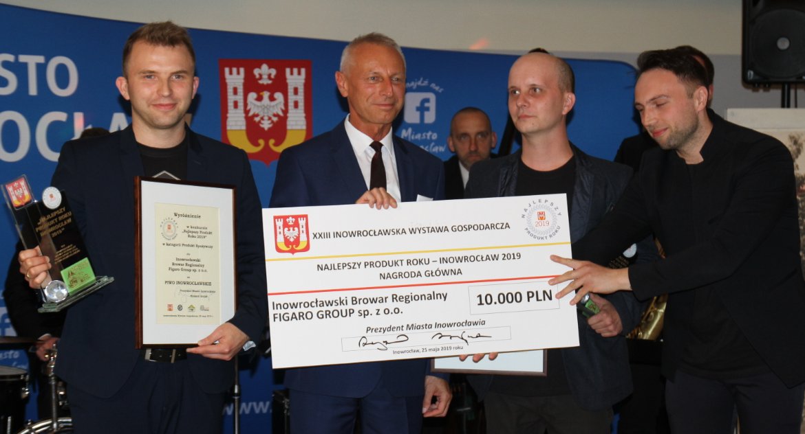 Inowrocławski Browar Regionalny z nagrodą za Produkt Roku