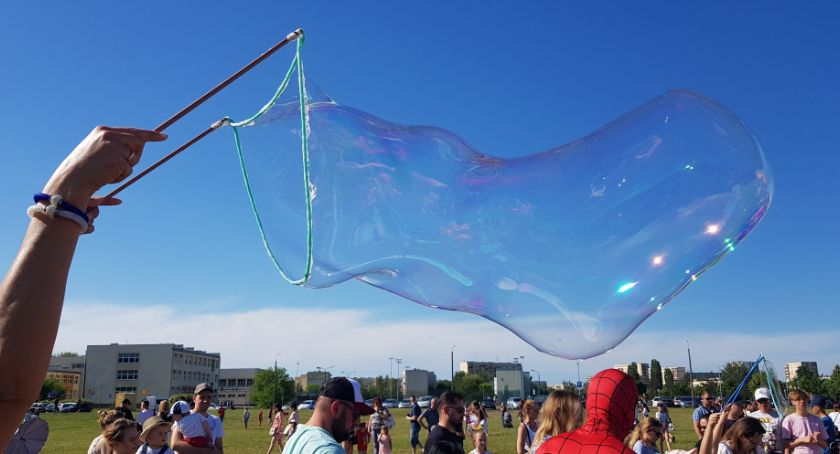 Festiwal baniek mydlanych na Rąbinie