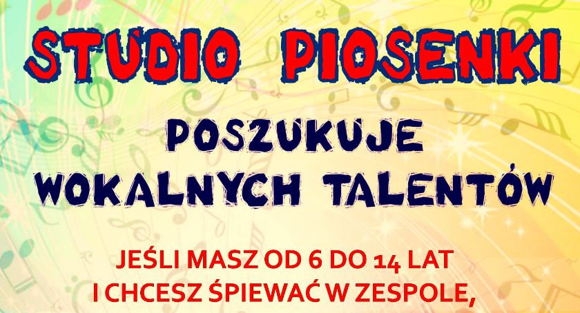 Studio Piosenki KCK poszukuje wokalnych talentów