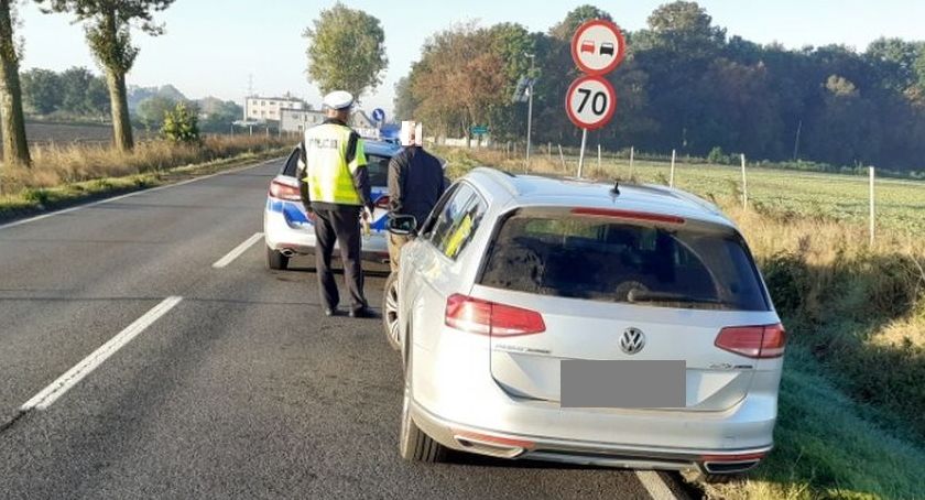 Zatrzymany w pościgu kierowca był nietrzeźwy