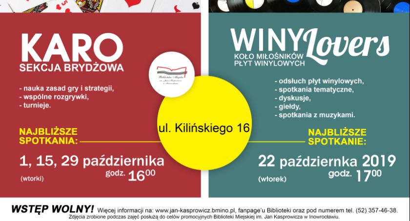 Spotkania „brydżystów” i miłośników płyt winylowych