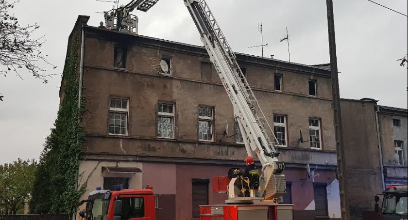 Areszt dla mężczyzny za spowodowanie pożaru w Inowrocławiu