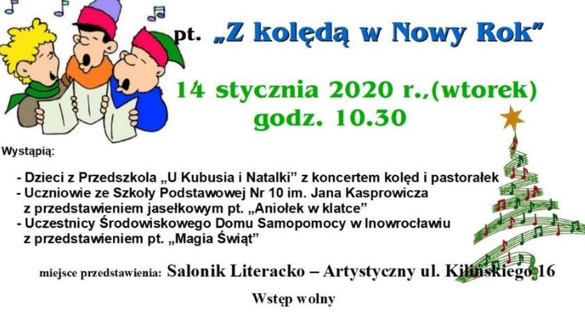 Biblioteka zaprasza na kolędowanie