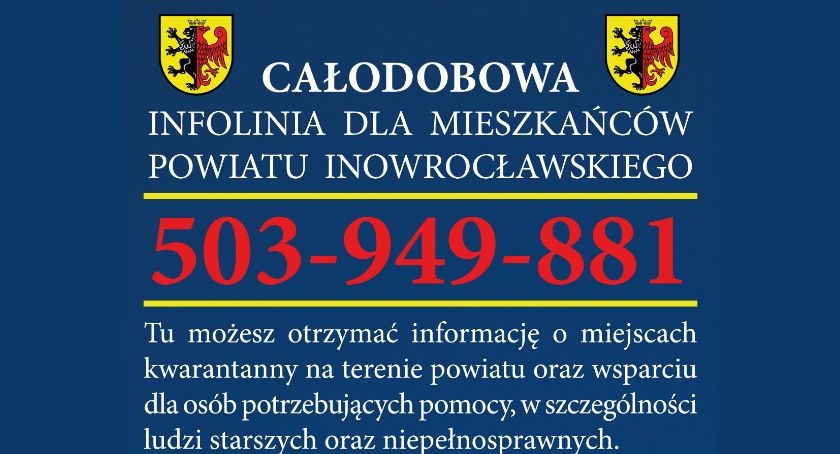 Całodobowa infolinia dla mieszkańców powiatu