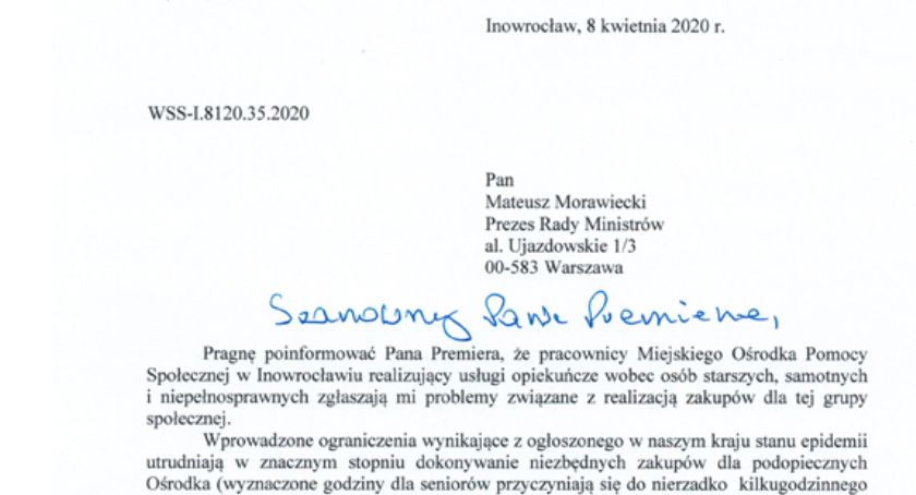 Prezydent napisał do premiera
