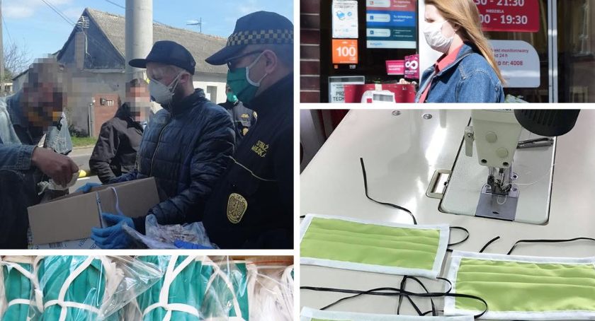 Akcja szycia i przekazywania maseczek